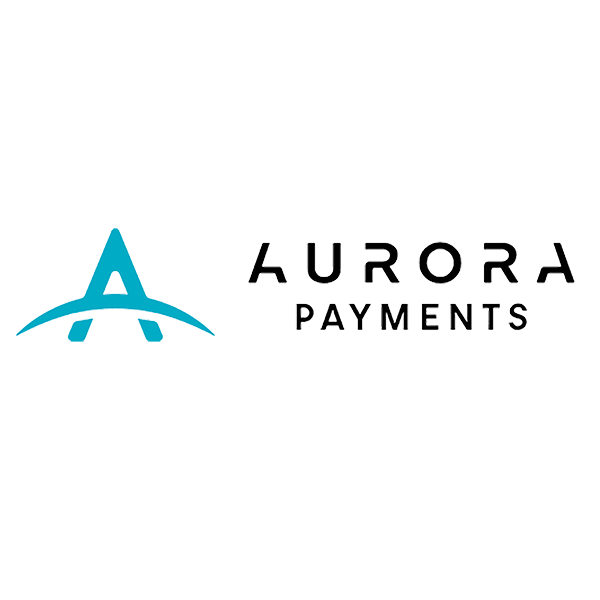 Aurora Payments logo displayed as a processing partner of Chip-In.