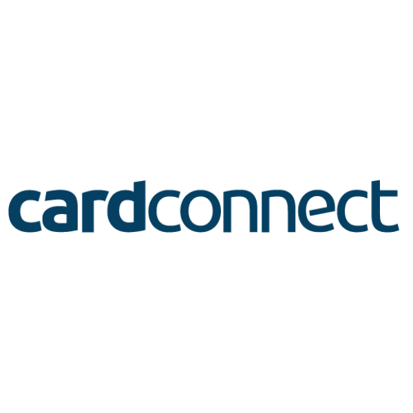 card connect logo in dark blue font displayed as a processing partner of Chip-In.